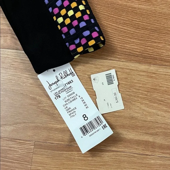 Jax Black Midi Dress with Pink and Yellow Checkered Pattern - Picture 3 of 6